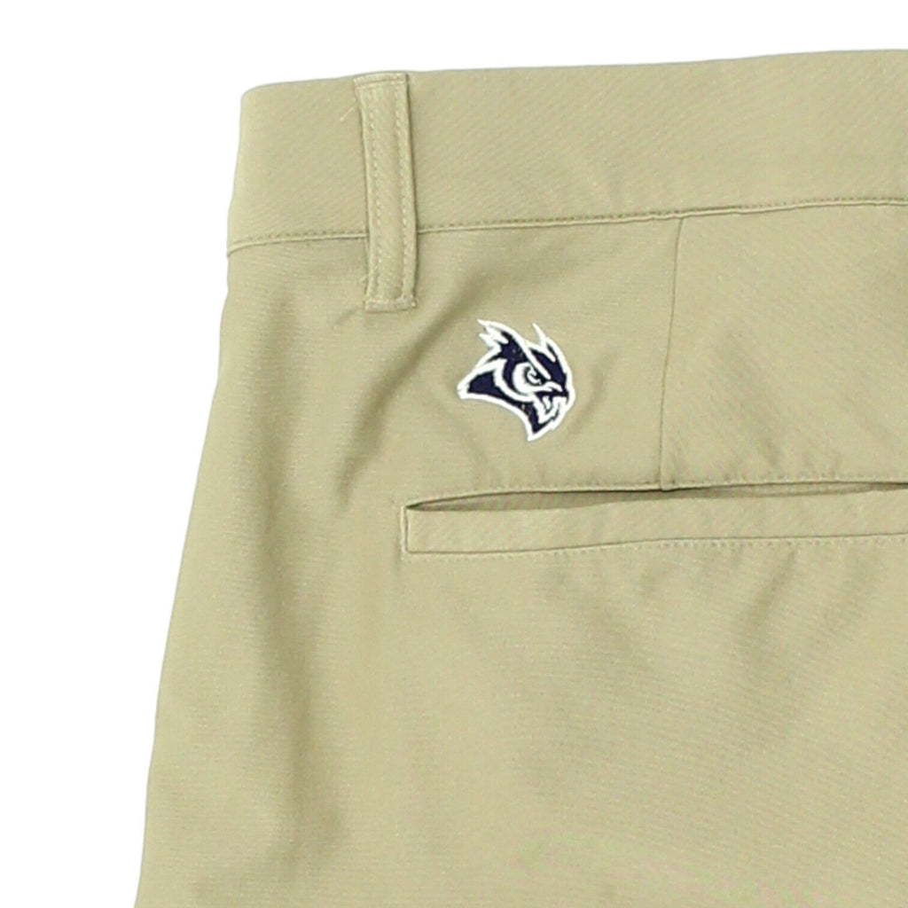 Rice Owls Adidas Mens Beige Sports Chino Trousers | Football Nylon Polyester VTG | Vintage Messina Hembry | Thrift | Second-Hand Messina Hembry | Used Clothing | Messina Hembry 