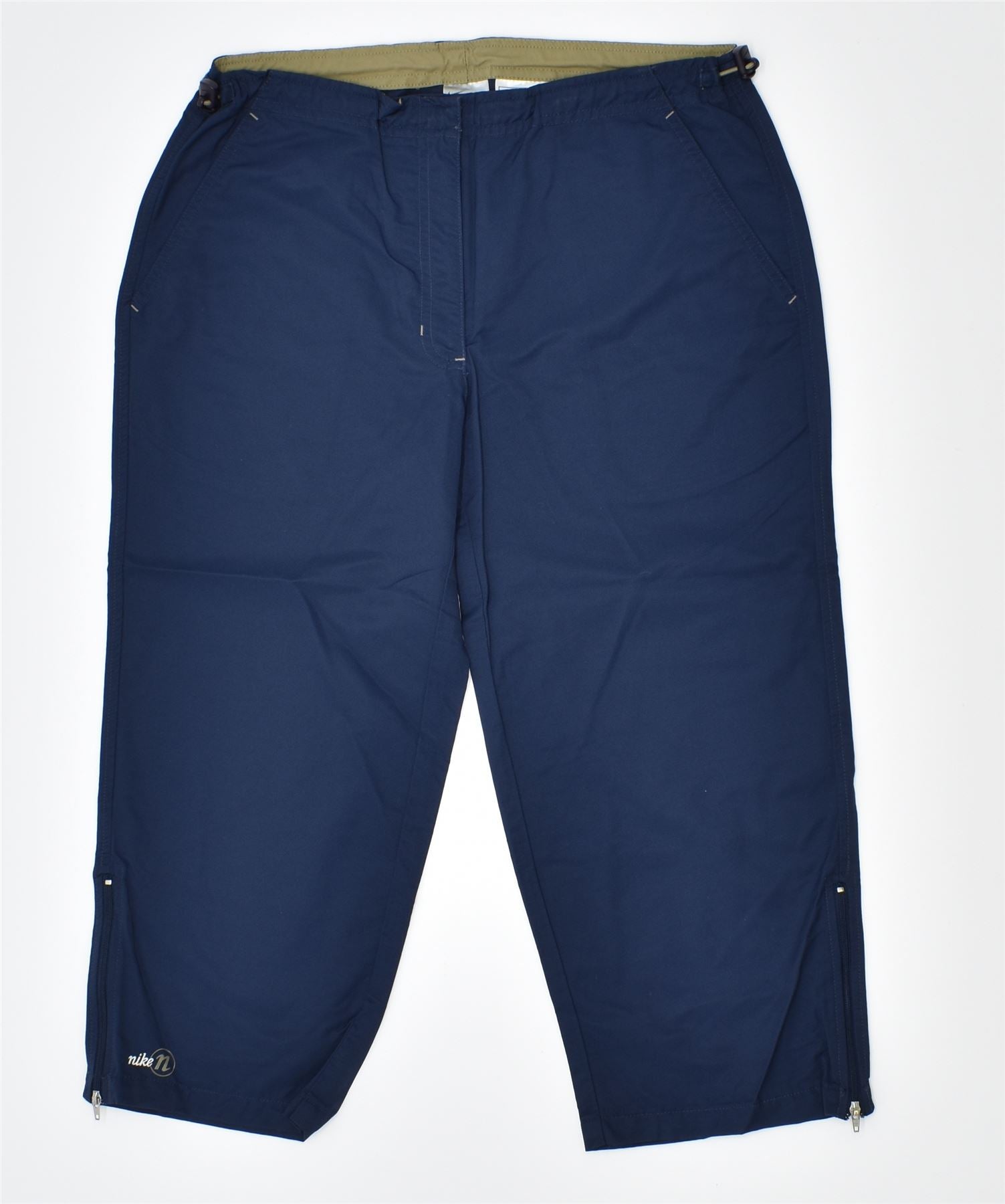 NIKE Girls Capri Trousers 8-9 Years Medium Navy Blue Cotton Sports, Vintage & Second-Hand Clothing Online