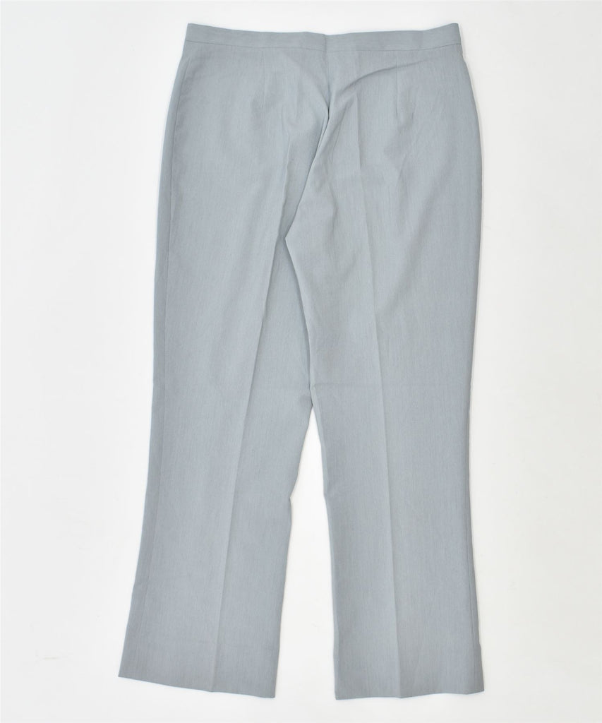 VINTAGE Womens Straight Suit Trousers IT 48 XL W32 L28 Grey Polyester | Vintage | Thrift | Second-Hand | Used Clothing | Messina Hembry 