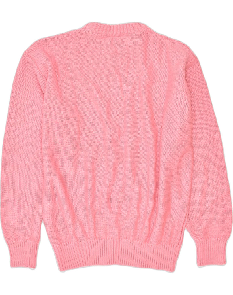 VINTAGE Womens Crew Neck Jumper Sweater UK 16 Large Pink | Vintage | Thrift | Second-Hand | Used Clothing | Messina Hembry 