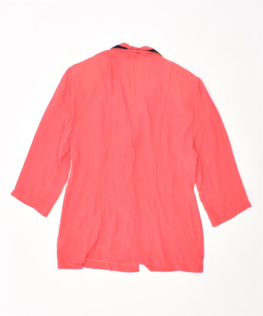 MISTA LETA Womens Shirt Blouse IT 42 Medium Pink Acetate Vintage | Vintage | Thrift | Second-Hand | Used Clothing | Messina Hembry 