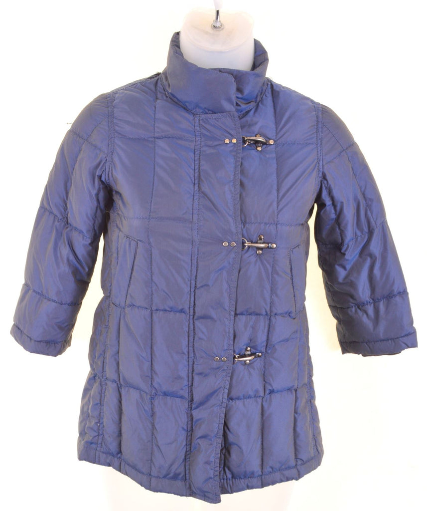 FAY Girls Quilted Jacket 3-4 Years Navy Blue Polyamide - Second Hand & Vintage Designer Clothing - Messina Hembry