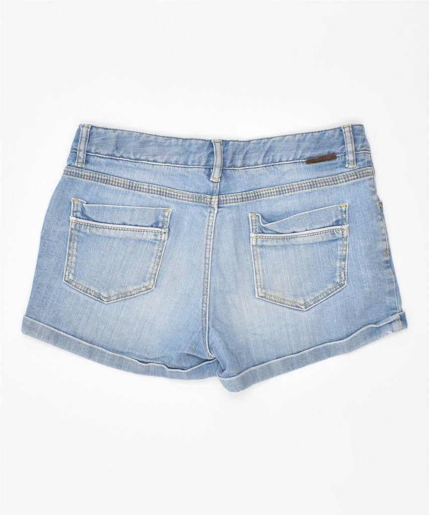 MASSIMO DUTTI Girls Denim Shorts 11-12 Years W26 Blue Cotton | Vintage | Thrift | Second-Hand | Used Clothing | Messina Hembry 