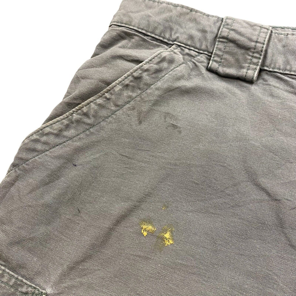 Carhartt Cargo Shorts | Vintage 90s Retro Workwear Cotton Drill Grey VTG | Vintage Messina Hembry | Thrift | Second-Hand Messina Hembry | Used Clothing | Messina Hembry 