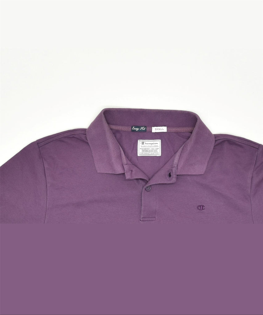 CHAMPION Mens Easy Fit Polo Shirt Small Purple Cotton | Vintage | Thrift | Second-Hand | Used Clothing | Messina Hembry 