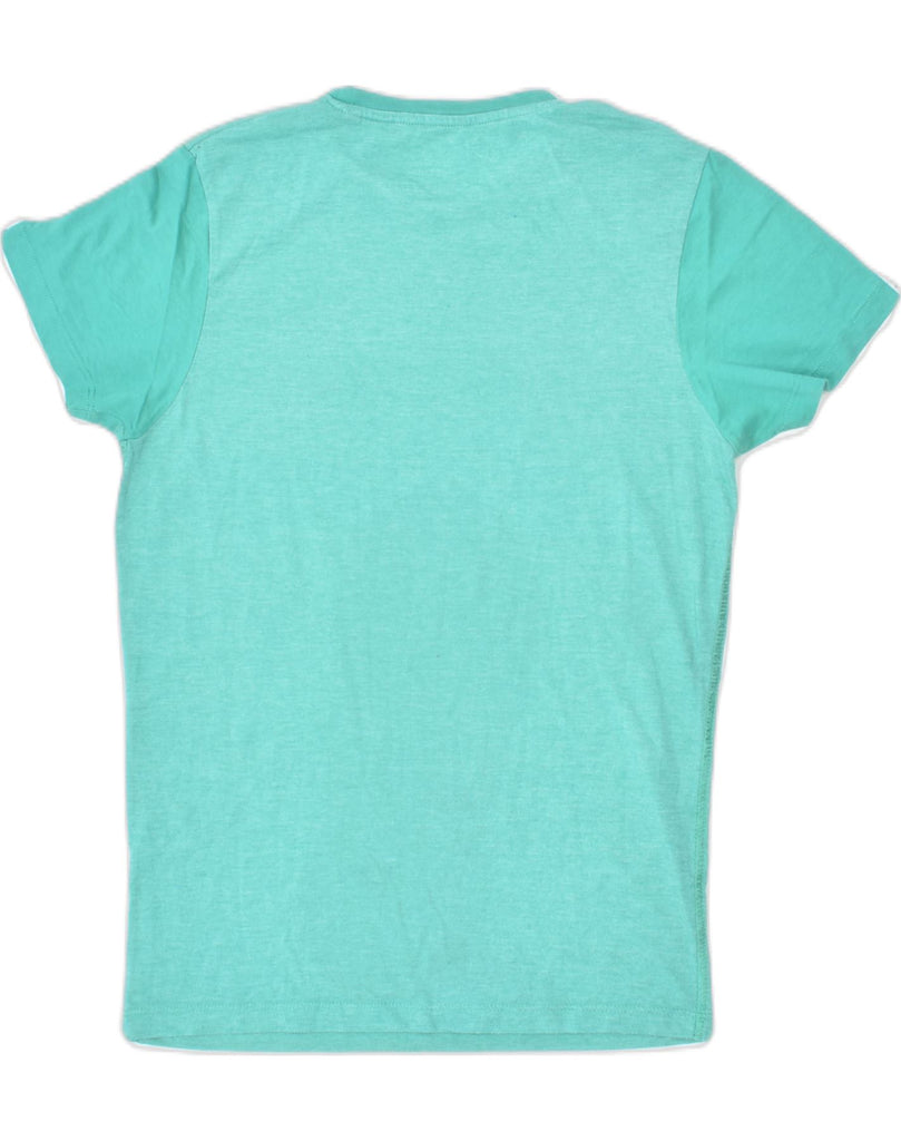 JACK & JONES Mens Graphic T-Shirt Top Small Turquoise | Vintage | Thrift | Second-Hand | Used Clothing | Messina Hembry 