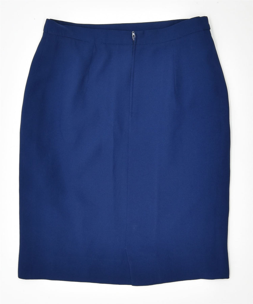 VINTAGE Womens Straight Skirt UK 10 Small W28 Blue | Vintage | Thrift | Second-Hand | Used Clothing | Messina Hembry 