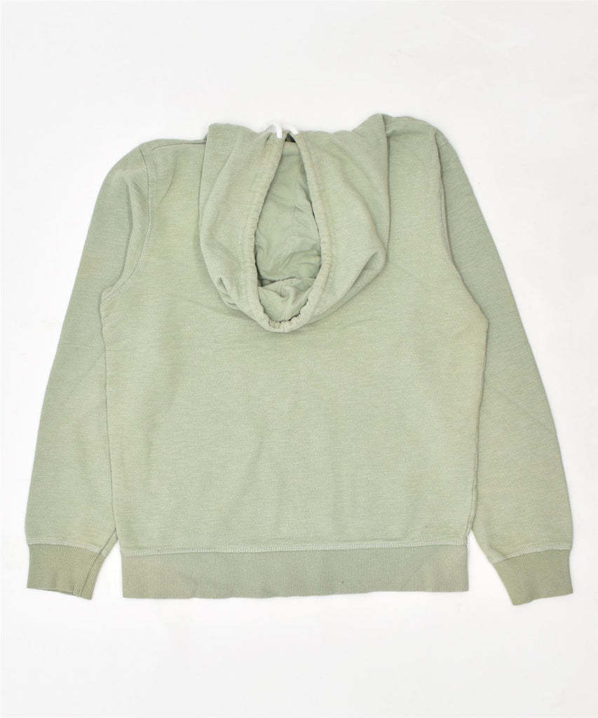 JACK & JONES Mens Graphic Hoodie Jumper Medium Green Cotton | Vintage | Thrift | Second-Hand | Used Clothing | Messina Hembry 