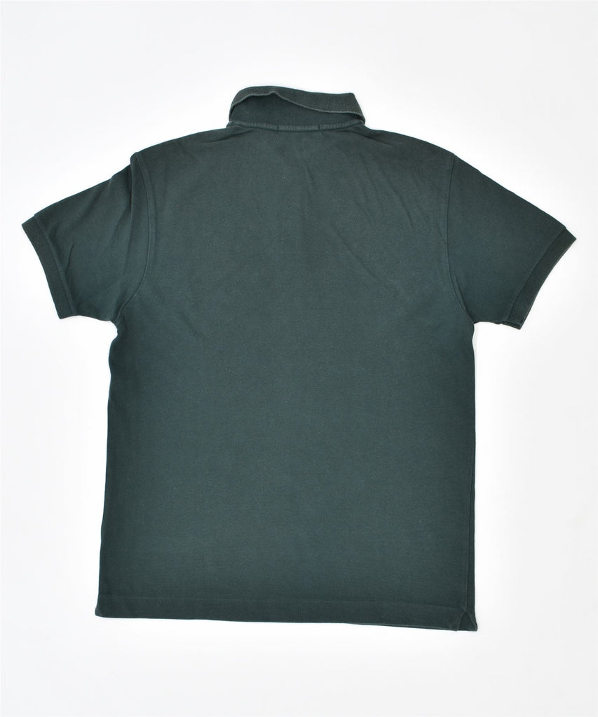 HENRY COTTONS Mens Polo Shirt Small Green Cotton | Vintage | Thrift | Second-Hand | Used Clothing | Messina Hembry 