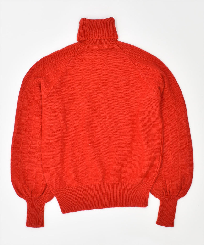 VINTAGE Girls Roll Neck Jumper Sweater 10-11 Years Red | Vintage | Thrift | Second-Hand | Used Clothing | Messina Hembry 