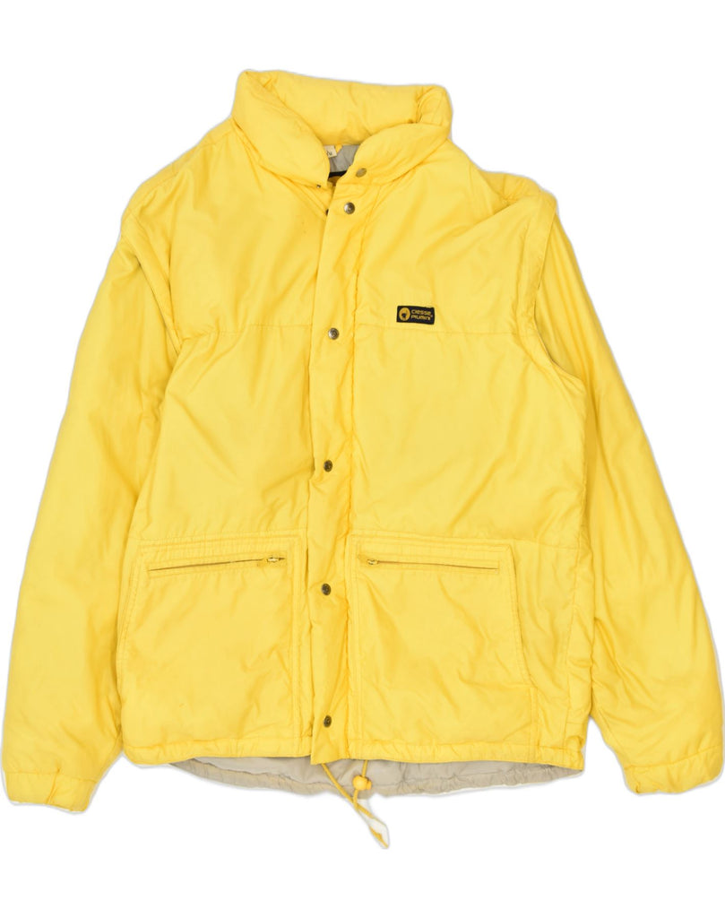 CIESSE PIUMINI Mens Padded Jacket IT 52/54 Large Yellow | Vintage | Thrift | Second-Hand | Used Clothing | Messina Hembry 