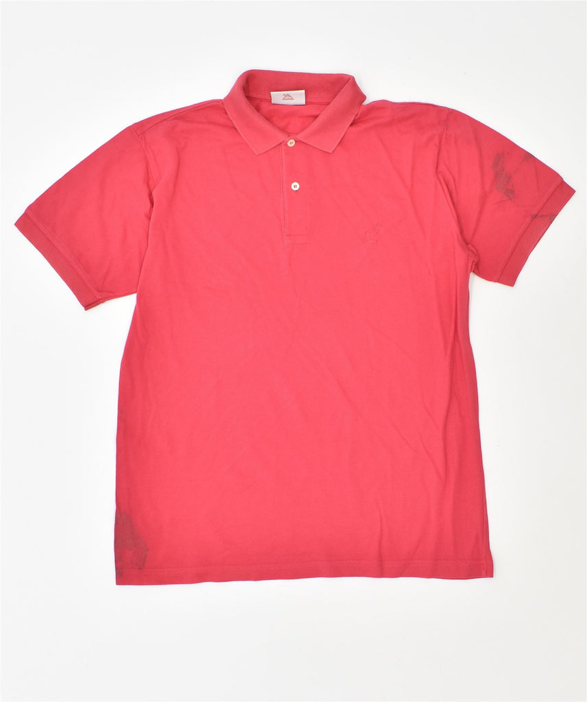 AUSTRALIAN L'ALPINA Mens Polo Shirt IT 50 Medium Red Cotton | Vintage | Thrift | Second-Hand | Used Clothing | Messina Hembry 