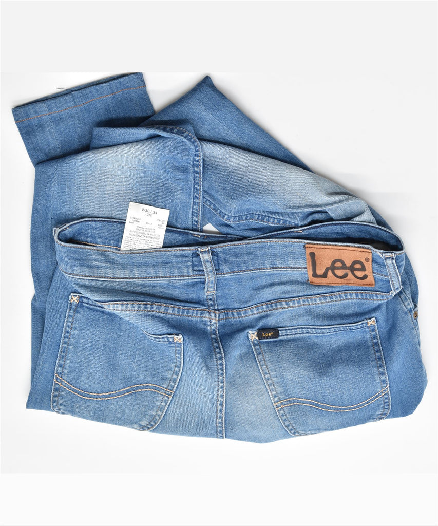 LEE Womens Luke Slim Jeans W30 L25 Blue Cotton | Vintage | Thrift | Second-Hand | Used Clothing | Messina Hembry 