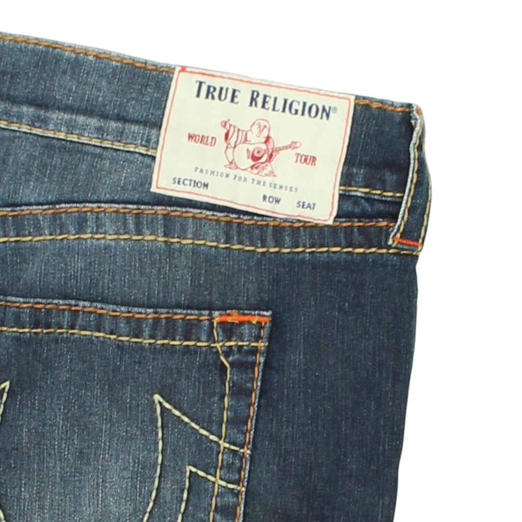 True Religion Men Blue Jeans | Vintage High End Luxury Designer Denim VTG | Vintage Messina Hembry | Thrift | Second-Hand Messina Hembry | Used Clothing | Messina Hembry 