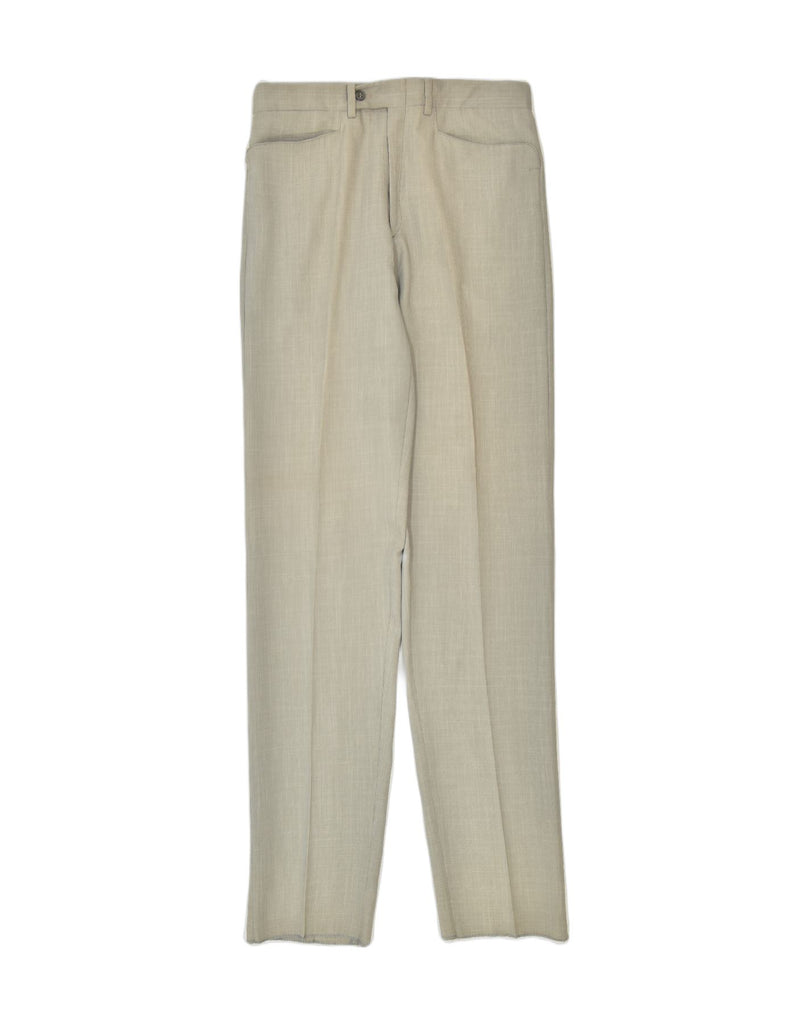 AN & VIN Womens Slim Fit Casual Trousers IT 46  Large W31 L37 Beige Cotton | Vintage | Thrift | Second-Hand | Used Clothing | Messina Hembry 