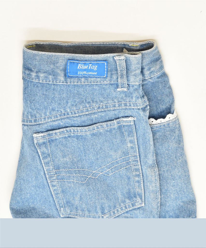 BLUE TAG Womens Denim Hot Pants IT 44 Medium W30 Blue Cotton Classic | Vintage | Thrift | Second-Hand | Used Clothing | Messina Hembry 