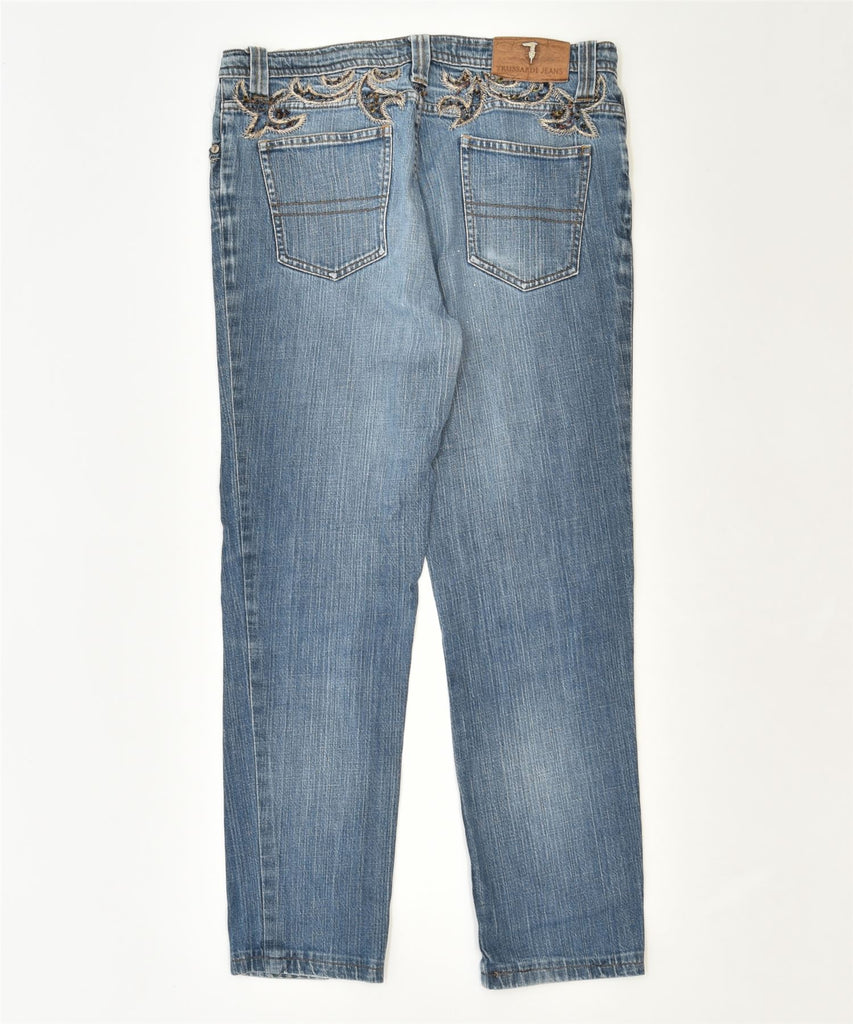 TRUSSARDI Womens Slim Jeans W32 L28 Blue Classic | Vintage | Thrift | Second-Hand | Used Clothing | Messina Hembry 