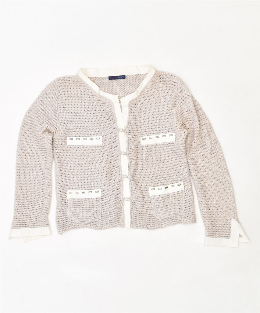 TRUSSARDI Womens Cardigan Sweater UK 10 Small Pink | Vintage | Thrift | Second-Hand | Used Clothing | Messina Hembry 