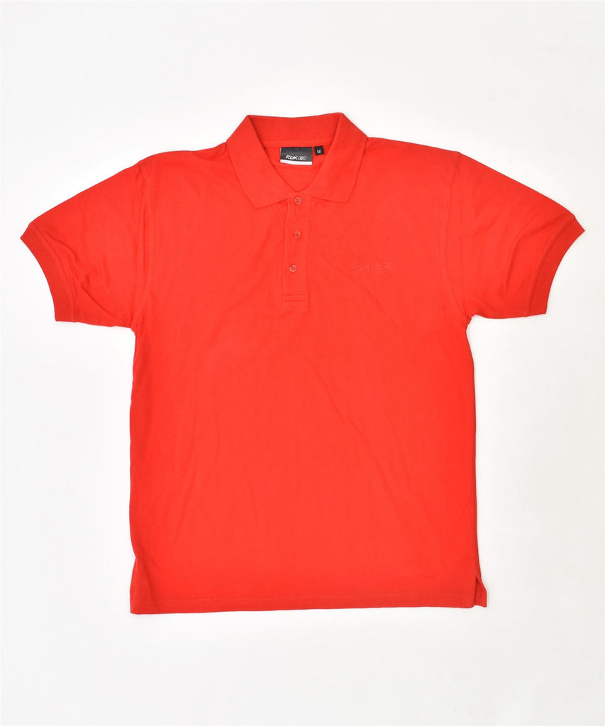 REEBOK Mens Polo Shirt Medium Red Cotton | Vintage | Thrift | Second-Hand | Used Clothing | Messina Hembry 