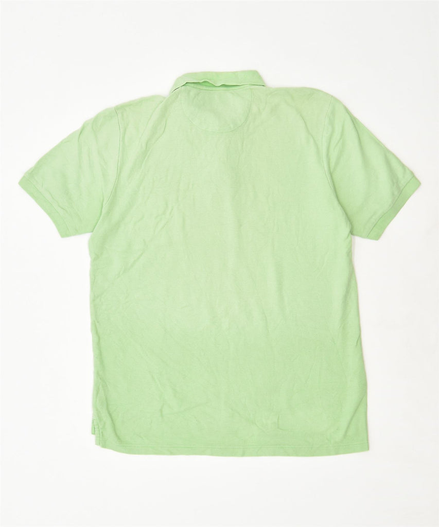 CHAPS Mens Polo Shirt Medium Green Cotton | Vintage | Thrift | Second-Hand | Used Clothing | Messina Hembry 