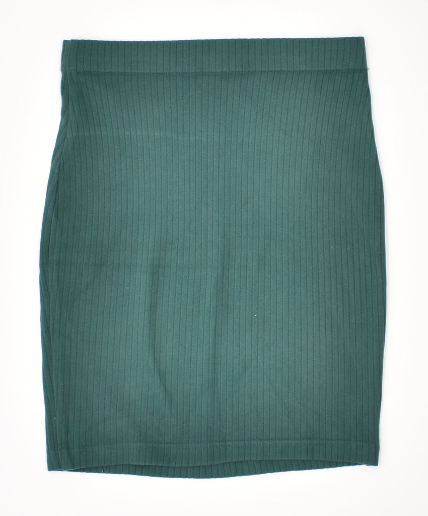 PRIMA PACINA Womens Mini Skirt UK 12 Medium W28 Green Acrylic Vintage | Vintage | Thrift | Second-Hand | Used Clothing | Messina Hembry 