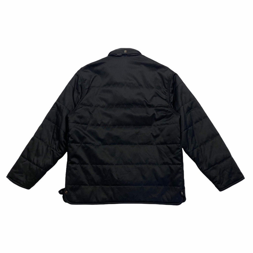 Piero Guidi Padded Cotton Nylon Jacket | Vintage Luxury Designer Black Medium | Vintage Messina Hembry | Thrift | Second-Hand Messina Hembry | Used Clothing | Messina Hembry 