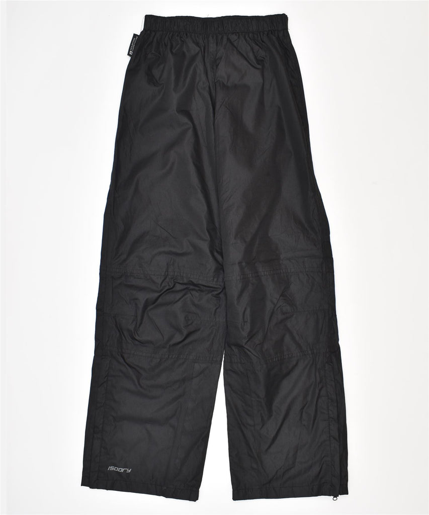 MOUNTAIN WAREHOUSE Boys Tracksuit Trousers 11-12 Years Black Polyester | Vintage | Thrift | Second-Hand | Used Clothing | Messina Hembry 