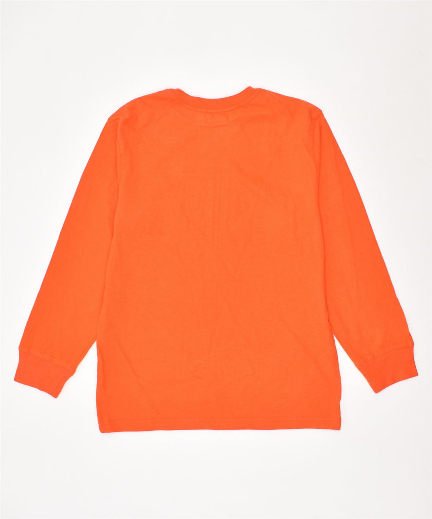 GAP Boys Graphic Top Long Sleeve 10-11 Years Large Orange Cotton | Vintage | Thrift | Second-Hand | Used Clothing | Messina Hembry 