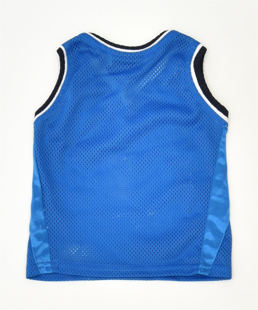 CHAMPION Boys Italia Graphic Vest Top 6-9 Months XS Blue Sports | Vintage | Thrift | Second-Hand | Used Clothing | Messina Hembry 