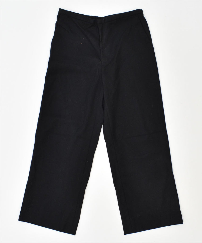 BANANA REPUBLIC Womens Stretch Crop Chino Trousers US 2 XS W28 L25 Black | Vintage | Thrift | Second-Hand | Used Clothing | Messina Hembry 