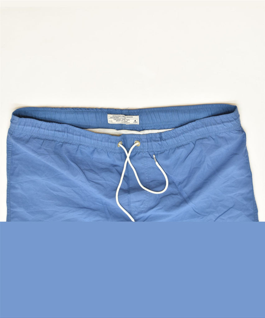 JACK & JONES Mens Sport Shorts W38 XL Blue Sports | Vintage | Thrift | Second-Hand | Used Clothing | Messina Hembry 