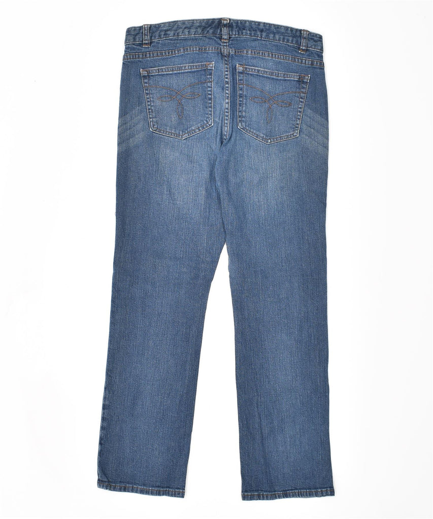 CHAPS Womens High Waist Straight Jeans US 10 Large W32 L28 Blue Cotton | Vintage | Thrift | Second-Hand | Used Clothing | Messina Hembry 