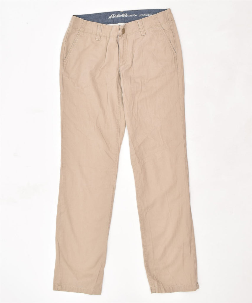 EDDIE BAUER Womens Legendwash Chino Trousers W32 L32 Beige Cotton | Vintage | Thrift | Second-Hand | Used Clothing | Messina Hembry 