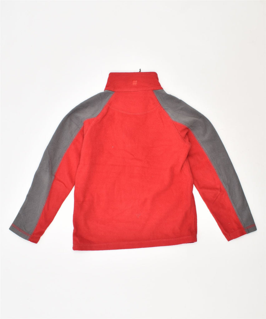 MOUNTAIN WAREHOUSE Boys Fleece Zip Neck Jumper Sweater 5-6 Years Red | Vintage | Thrift | Second-Hand | Used Clothing | Messina Hembry 