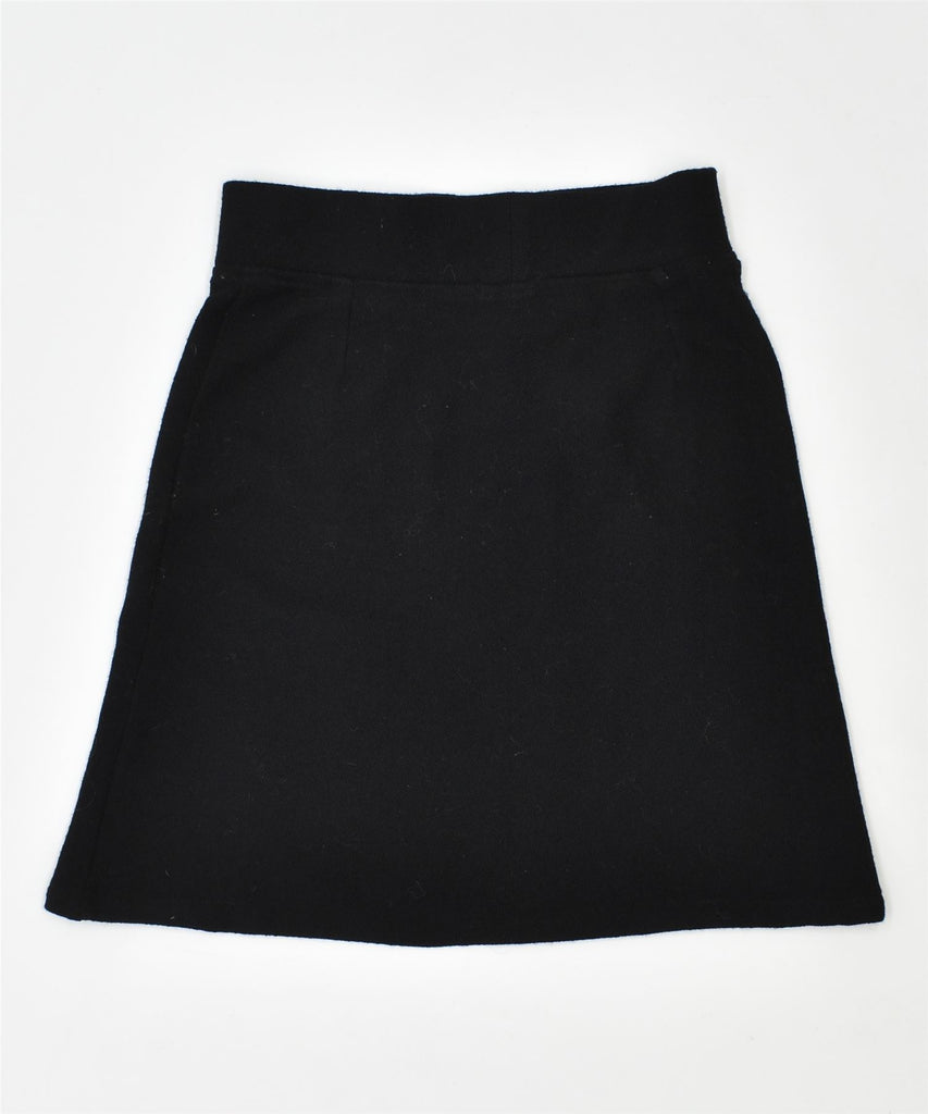 S. ROCHE Womens A-Line Skirt W30 Medium Black Wool Vintage | Vintage | Thrift | Second-Hand | Used Clothing | Messina Hembry 