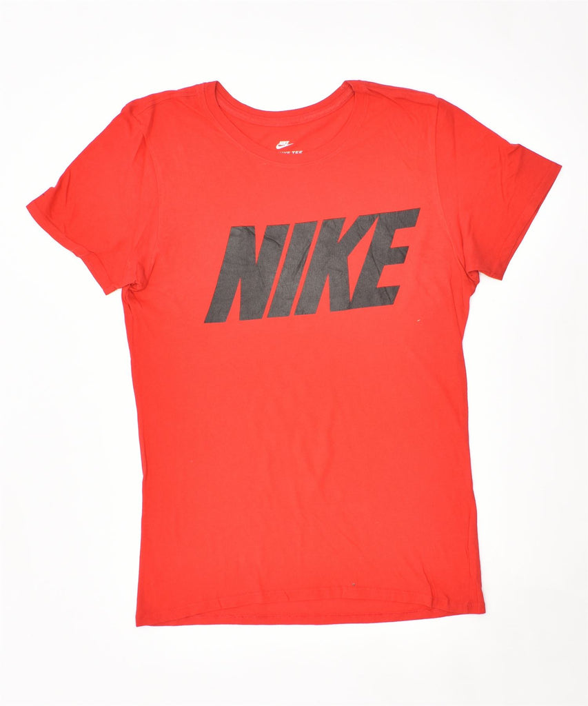 NIKE Mens Athletic Cut Graphic T-Shirt Top Small Red | Vintage | Thrift | Second-Hand | Used Clothing | Messina Hembry 