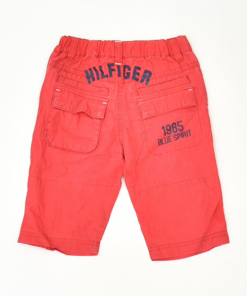 TOMMY HILFIGER Boys Straight Trousers 18-24 Months W20 L8 Red Classic | Vintage | Thrift | Second-Hand | Used Clothing | Messina Hembry 