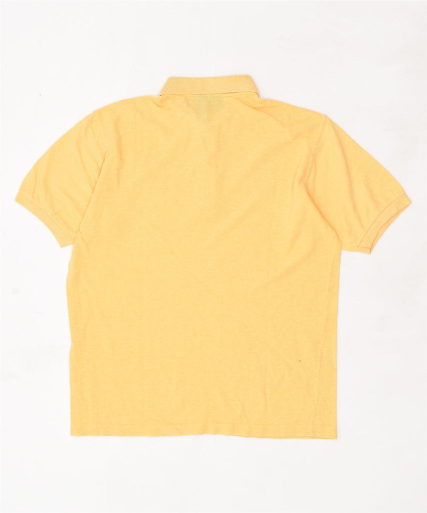 NAVIGARE Mens Polo Shirt XL Yellow Cotton | Vintage | Thrift | Second-Hand | Used Clothing | Messina Hembry 