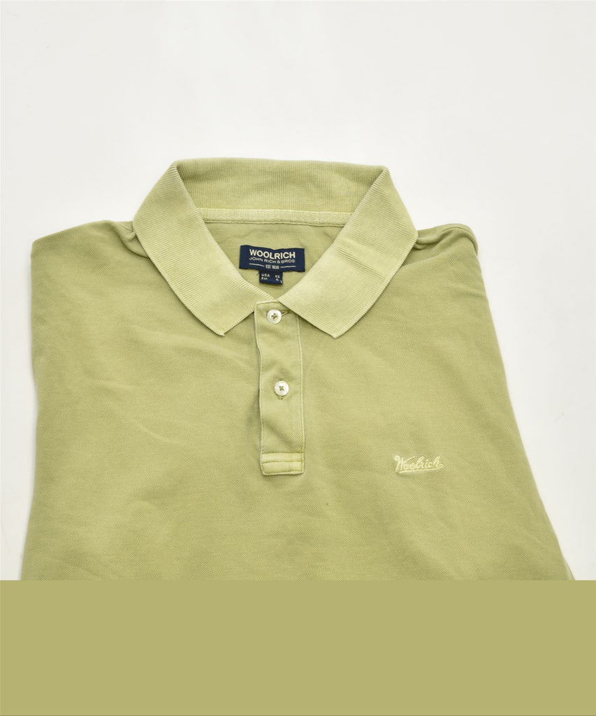 WOOLRICH Mens Polo Shirt Small Green | Vintage | Thrift | Second-Hand | Used Clothing | Messina Hembry 