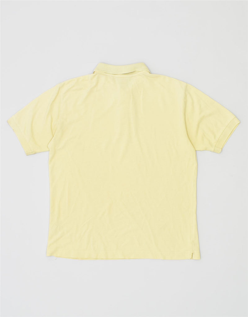 KAPPA Mens Polo Shirt Medium Yellow Cotton | Vintage | Thrift | Second-Hand | Used Clothing | Messina Hembry 