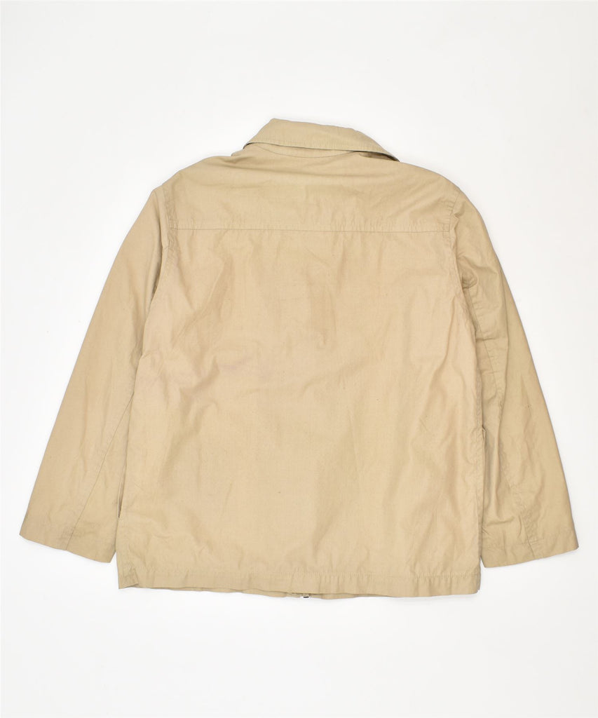 BROOKSFIELD Girls Bomber Jacket 13-14 Years Beige Cotton | Vintage | Thrift | Second-Hand | Used Clothing | Messina Hembry 