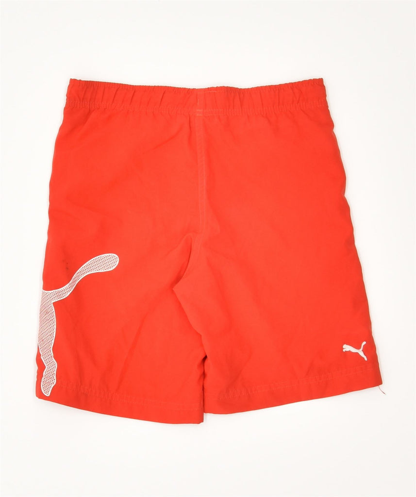 PUMA Boys Sport Shorts 7-8 Years Small Red | Vintage | Thrift | Second-Hand | Used Clothing | Messina Hembry 