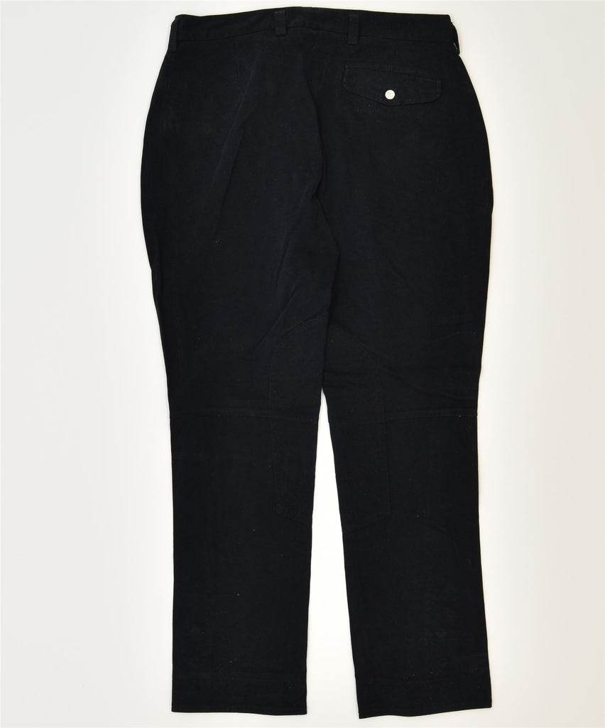 HENRY COTTONS Womens Straight Trousers IT 46 Large W35 L30 Black Classic | Vintage | Thrift | Second-Hand | Used Clothing | Messina Hembry 