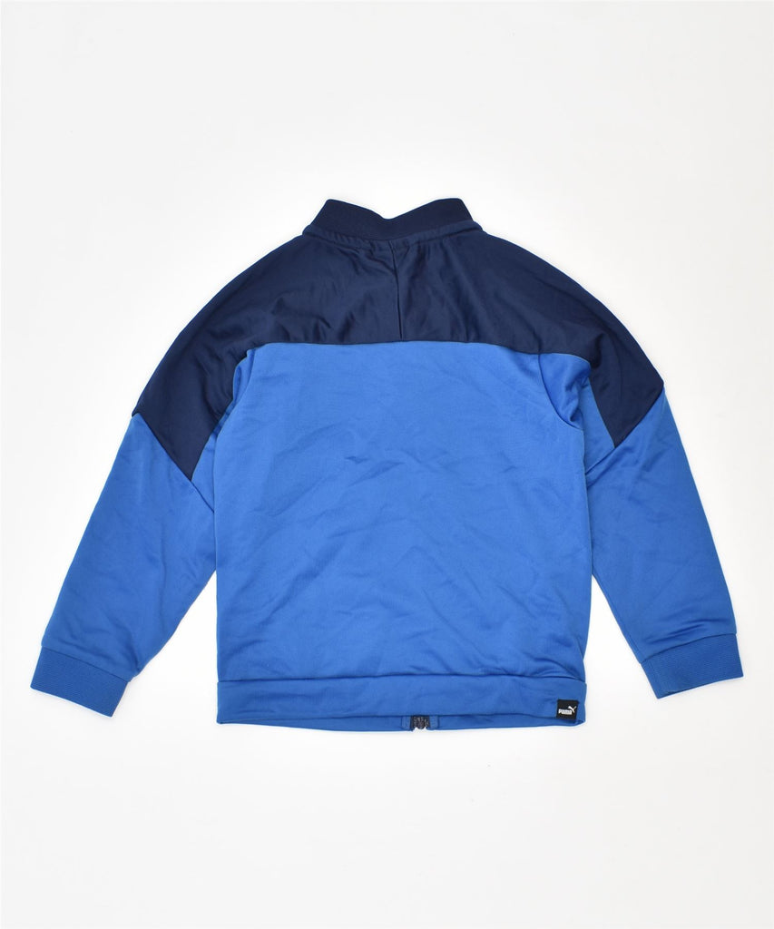 PUMA Boys Tracksuit Top Jacket 2-3 Years Blue Polyester | Vintage | Thrift | Second-Hand | Used Clothing | Messina Hembry 