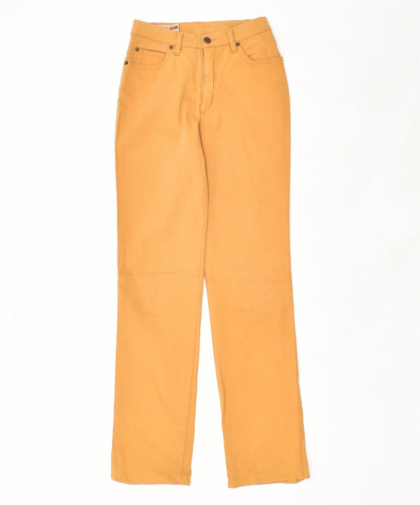 MARLBORO CLASSICS Womens Straight Casual Trousers W27 L31 Yellow | Vintage | Thrift | Second-Hand | Used Clothing | Messina Hembry 