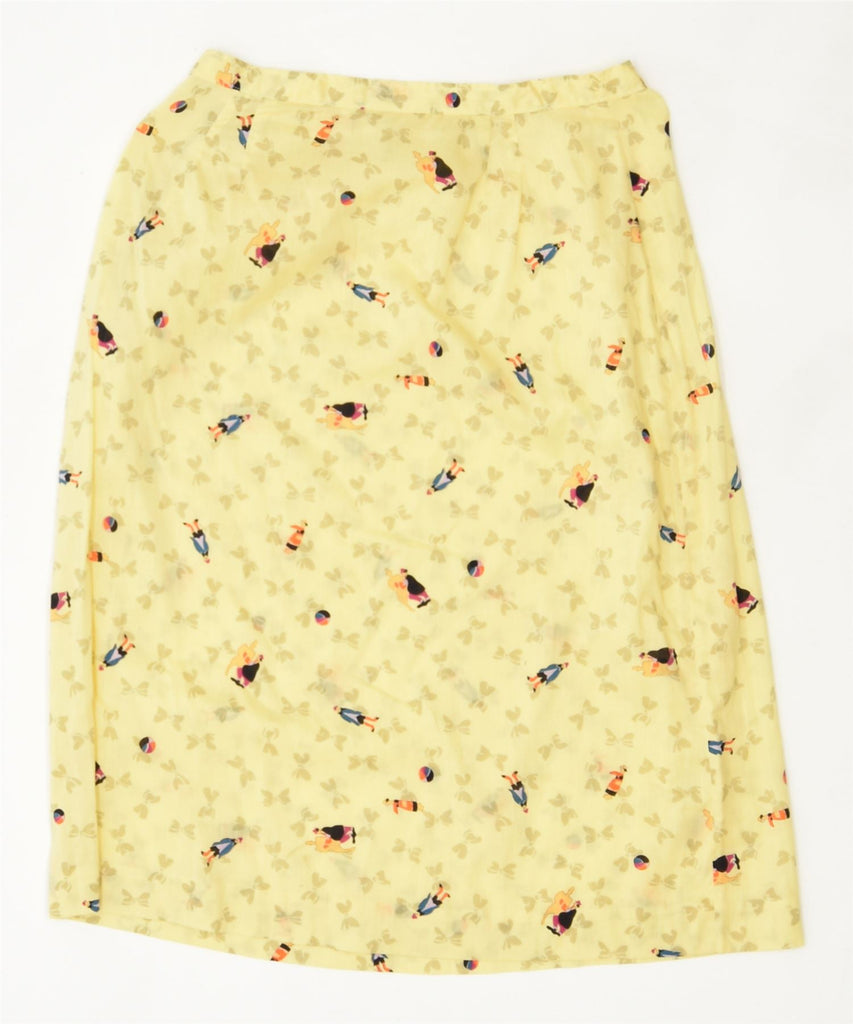 VINTAGE Womens Straight Skirt W26 Small Yellow | Vintage | Thrift | Second-Hand | Used Clothing | Messina Hembry 