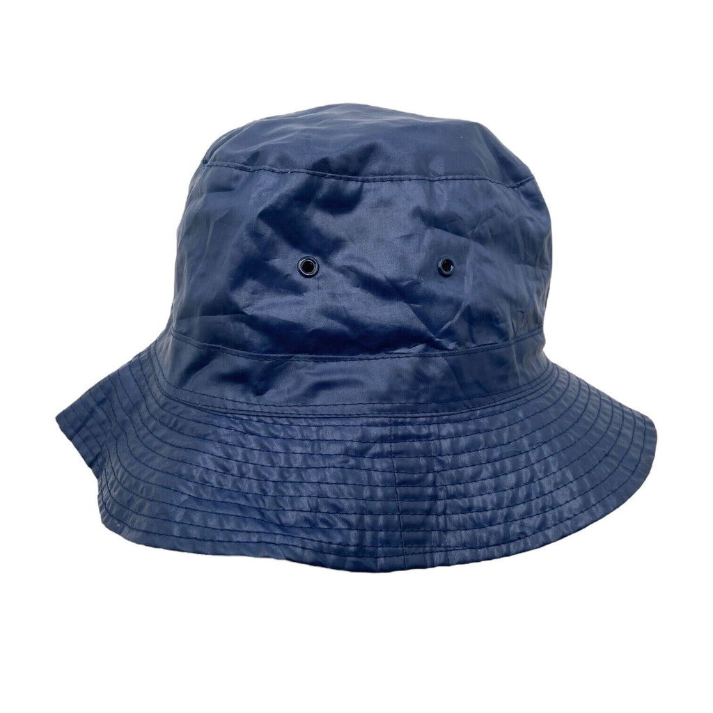 Compaq Logo Polyester Bucket Hat | Vintage Tech Company Navy One Size VTG | Vintage Messina Hembry | Thrift | Second-Hand Messina Hembry | Used Clothing | Messina Hembry 