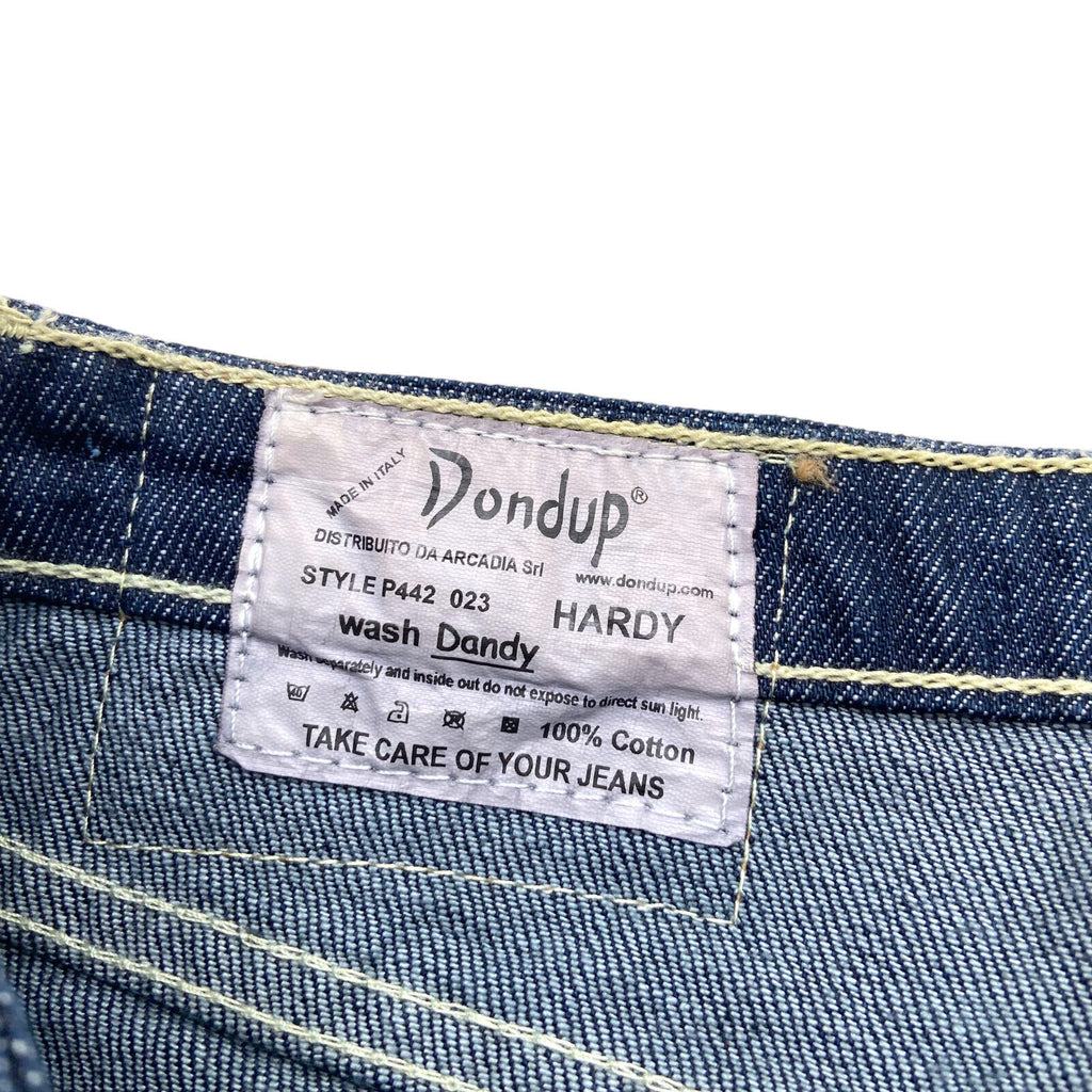 Dondup Hardy Womens Blue Flared Jeans | Vintage High End Luxury Designer Denim | Vintage Messina Hembry | Thrift | Second-Hand Messina Hembry | Used Clothing | Messina Hembry 