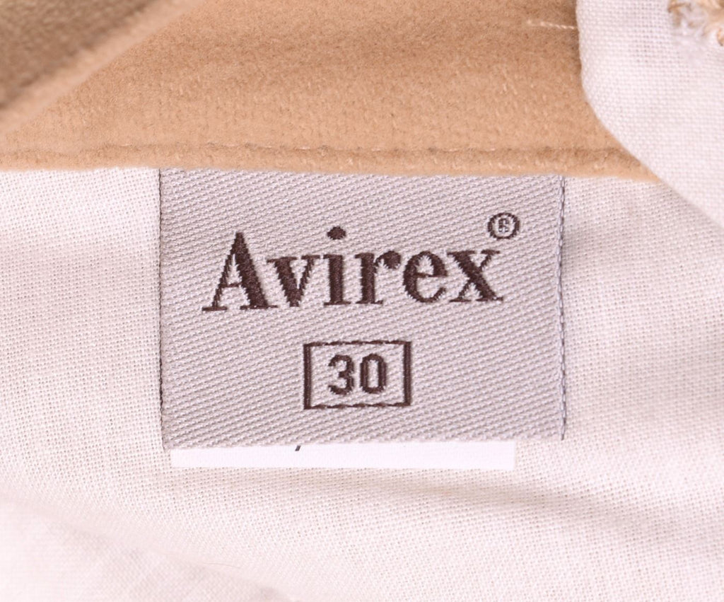 AVIREX Womens Trousers W30 L32 Khaki Cotton - Second Hand & Vintage Designer Clothing - Messina Hembry