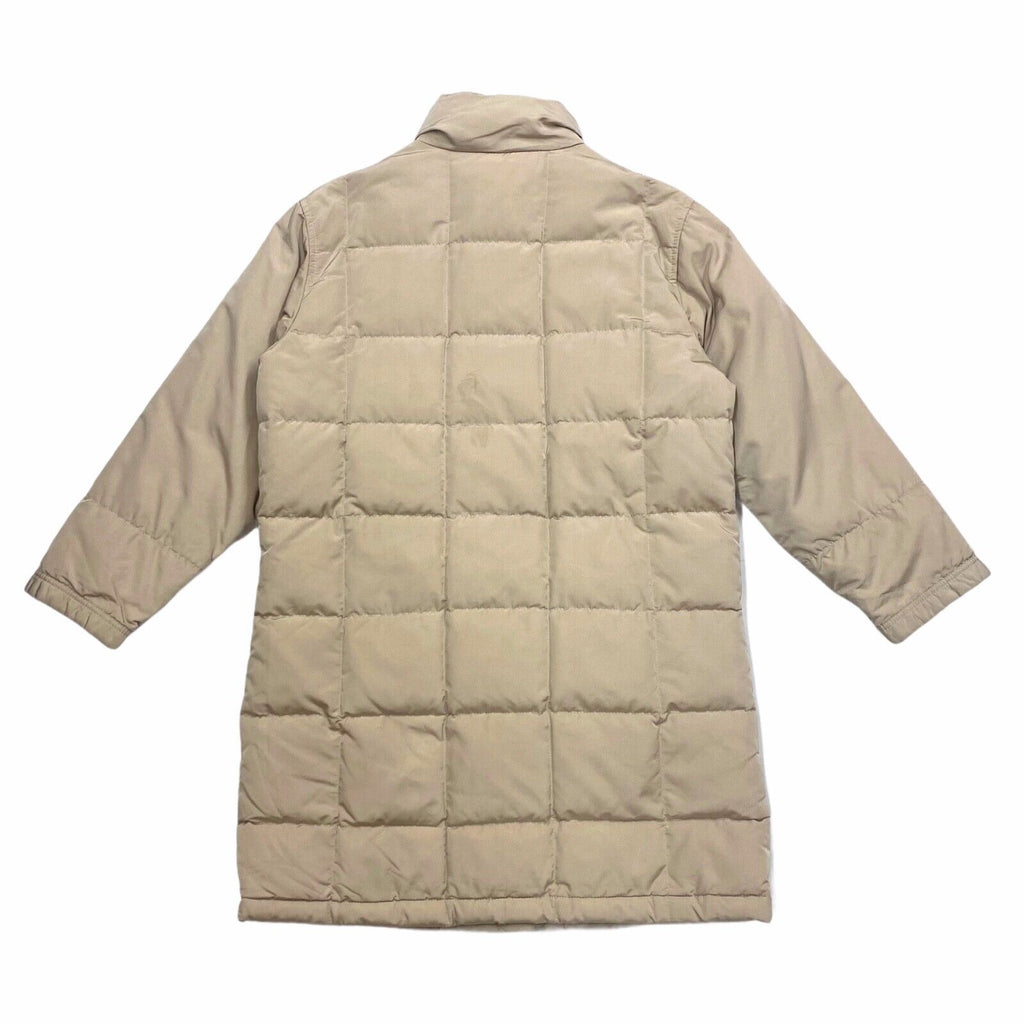 Fay Women's Padded Puffer Coat | Vintage High End Designer Medium Beige VTG | Vintage Messina Hembry | Thrift | Second-Hand Messina Hembry | Used Clothing | Messina Hembry 